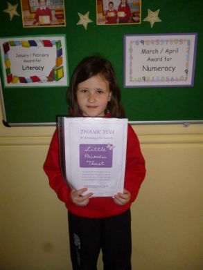 Megan helps other children.